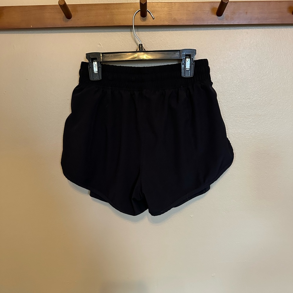 90 Degree By Reflex Black Athletic Shorts